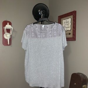 Ava & Viv Gray blouse • Size 2X